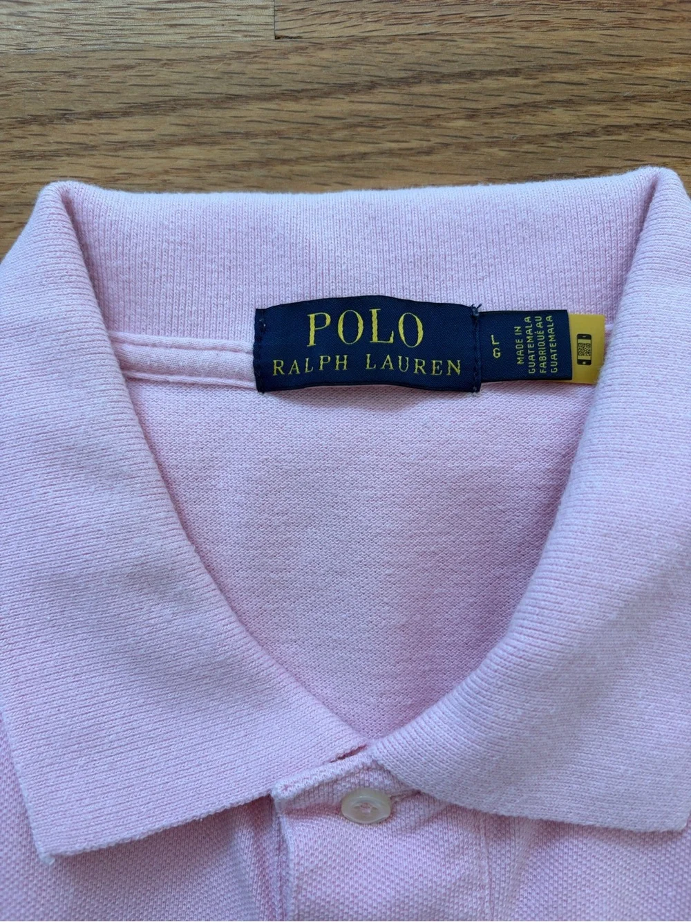 Ralph Lauren Pink Short-Sleeve Polo with Embroidered Pony
